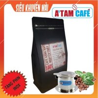 Combo Cà phê bột pha phin Atam Cafe Blend 82 túi 500gram & phin pha inox