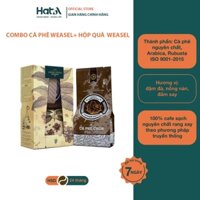 Combo Cà phê chồn Hương Mai Cafe Weasel Coffee 250gr và Weasel Coffee Gift Box 250gr