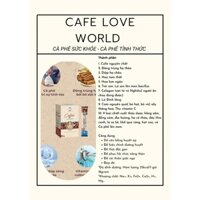 Combo cà phê giảm cân, giảm mỡ bụng 1 hộp COFFEE LOVEWORLD và 1 hộp bánh sữa non ngũ cốc YOGURT