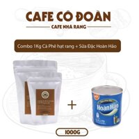 Combo Cà Phê Nguyên Hạt 1kg + Sữa Đặc