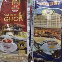 combo cà phê pha phim chồn +với cà phê pha phim mạnh hiếu 1kg trộn pha chung cho ra ly cà phê thơm ngon đọc đáo