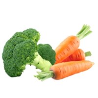 Combo Cà rốt Đà Lạt VietGap phần 300g & Bông Cải Xanh Đà Lạt Vietgap 320g