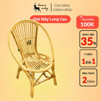 Combo cái bàn ghế mây tre HOME MÂY đan cao câp, bàn mặt gỗ nguyên khối chân sắt chắc chắn