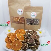 Combo: Cam + Chanh Sấy Khô - Mỗi Loại 100g - SePok