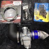 COMBO Cam Xăng Nồi cho Wave 100 Dream xe 50cc Bình Nova / Cam H303 / Bố Nồi Độ / Lò Xo Nồi Độ