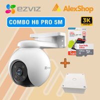 [COMBO] Camera Ezviz H8 Pro 3K (5M)+Thẻ 128G+ Hộp Kỹ Thuật