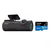 Combo Camera Hành Trình cho Ô tô Xiaomi 70mai Dash Cam Full HD 1080P , Bản 1S Midrive D06, Kèm thẻ nhớ 64GB A1 4K Lexar -Hàng chính hãng (New Model)