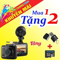 Combo Camera Hành Trình GS63H 4K Wifi Có GPS Hiển Thị Tốc Độ + thẻ nhớ 32G + đầu đọc