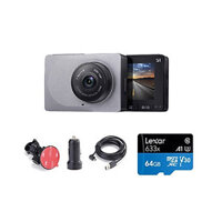 Combo Camera hành trình Xiaomi YI Car Smart Dash 1296p 2K – Phiên bản Quốc Tế , Kèm thẻ 64GB A1 4K Lexar – Hàng chính hãng