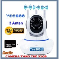 [Combo] Camera Yoosee 2.0mpx FHD - Kèm Thẻ Nhớ 32GB Micro