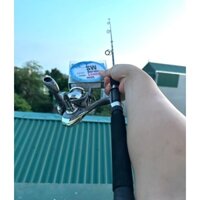 Combo Cần 2 Khúc Đặc Shimano Scabard Máy CL Tặng Kèm Dù Sw