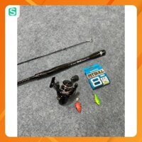 Combo cần black dragon s4 & Máy AC 2000 tặng kèm nhái + cá sắt r45