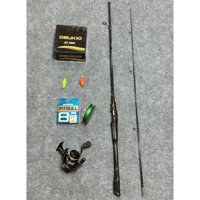 Combo cần black dragon s4 & Máy AC 2000 tặng kèm nhái + cá sắt r45 gal562hh