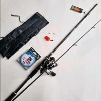 combo cần câu cá daiwa nội đia máy đứng đeukio ac2000 ac3000 cần 1m65 đến 2m4 .tặng kèm cuân đây và mồi Đi Câu Bắt Cá