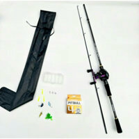 Combo Cần Câu Lure Shimano Ceres Kèm Máy Ngang Ánh Tím Titan Phụ Kiện Đầy Đủ- Combo Cần Câu Giá Rẻ, Học Sinh