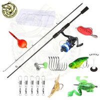 Combo Cần Câu Tôm . Câu Cá Nhỏ Tặng Kèm Máy 200 Nhiêù Quà Tặng Full Set