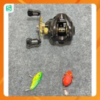 Combo Cần câu UL & Máy Ngang  FR200 Tặng kèm & nhái hơi Cá sắt & dây Pe x8