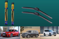 Combo cần gạt nước mưa ô tôNano Silicon Macsim cho xe Infiniti M25LM35HLM37 2010-2011