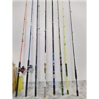 combo cần lure máy đứng