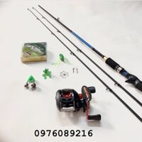 Combo cần máy ngang Shimano chuyên câu lure cá lóc siêu rẻ ( big sale)