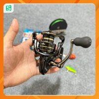 Combo Cần  UL Cán Gỗ & Máy AC2 Tặng kèm Dây PE  Kéo titan  & Nhái hơi + Cá Sắt