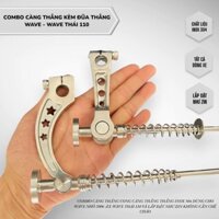 Combo càng thắng inox304 kèm đũa thắng  inox304 WAVE NHỎ 2006 / ZX / WAVE THÁI 110 dể lắp đặt