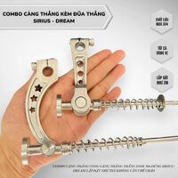 Combo càng thắng inox304 kèm đũa thắng  inox304 SIRIUS / DREAM lắp và thay thế cho càng thắng zin