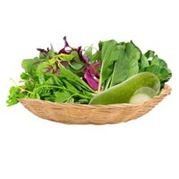 Combo canh dân dã: cải ngọt, rau dền, mồng tơi, bí đao xanh