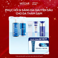 Combo Cao Cấp Phục Hồi & Sáng Da Chuyên Sâu Cho Da Thâm Sạm, Tặng 1 Sữa Rửa Mặt Mocha 25ml