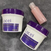 Combo Cặp duỗi ép tóc tại nhà không cần kẹp nhiệt Lacei Collagen + Keratin Protech 200mlx2/30ml(NEW-2025)