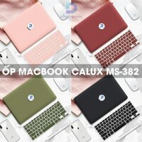 Combo Case Ốp Macbook Air, Pro Calux MS-382 Chất Liệu Nhựa TPU Đàn Hồi Màu Paste - Vỏ Macbook Tặng Kèm Phủ Phím