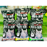Combo Cát Nhật Đen Moon Cat, Cát vệ sinh cho mèo siêu thấm hút, khử mùi, siêu vón