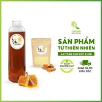 Combo Chai 500ml Mật Ong Rừng + Túi 100g Tinh Bột Nghệ Vàng