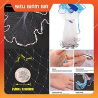 [Combo] Chài Cá Đĩa Rút Thái Lan Dù Cước - ĐỒ CÂU NGỌC HẢI [Giá rẻ]