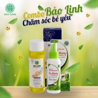 Combo Chăm Sóc Bé Yêu: Nước Tắm Thảo Dược Bảo Linh Cho Bé 200ml và Xịt đuổi muỗi Flyaway 100ml