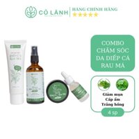 Combo chăm sóc da diếp cá rau má thuần thiên nhiên - dưỡng trắng và hỗ trợ trị mụn hiệu quả.
