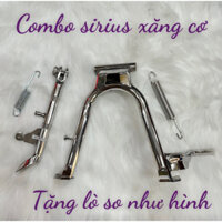 Combo chân chống xe sirius rc inox 304( đẹp như hình)