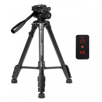 Combo Chân Máy Ảnh Tripod Yunteng VCT-668  Remote Cho Máy Ảnh - Hàng Nhập Khẩu - Sony