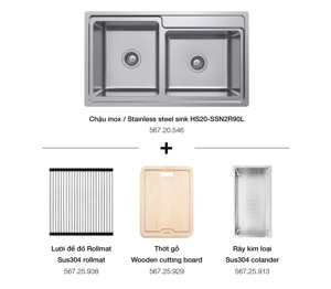 Combo Chậu bếp Hafele 567.20.586