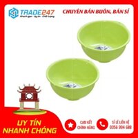 Combo Chậu nhựa nội địa Nhật Bản (3.6L) - Xanh