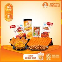 Combo CHIA ĐÔI THIÊN HẠ: : Đùi gà rong biển - Bimbim mái ngói - 10 nem nướng phên - 10 bò kobe