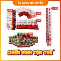 COMBO CHIẾN BINH TẬN THẾ : 10 nem nướng phên+10 bò kobe+10 sashimi+10 hổ kaka+24 snack đùi bò - ĂN VẶT H2 Food