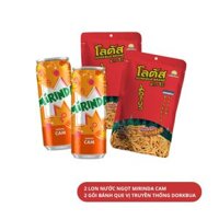 Combo Chillax - Fanta Cam và bánh que vị truyền thống Dorkbua