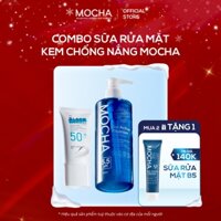 Combo Chính Hãng 1 Sữa Rửa Mặt Bio Active + 1 Kem Chống Nắng Mocha, Bảo Vệ Toàn Diện Cho Mọi Loại Da