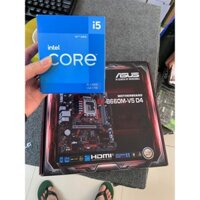 Combo cho AE dựng case  - Mainboard ASUS B660M-V5 D4  - CPU CORE I5 12600 New box