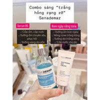 Combo cho da khô sạm: Serum b5 senademar +kem ngày senademar 50ml hạn dùng 2027TK1