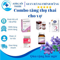 Combo cho phụ nữ chuẩn bị mang thai (Bổ trứng Blackmores,E đỏ,Anh thảo Blackmores,Men Wellgard Vitaflora,Kinderwunsch)