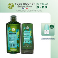 Combo Cho Tóc Dầu Yves Rocher Refresh Purifying Shampoo Sulfate Free Bottle 300ml