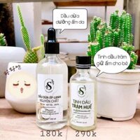 Combo cho trẻ sơ sinh Dầu dừa ép lạnh và Tinh dầu tràm Huế nguyên chất Sam Natural
