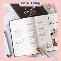 Combo Chocolate - combo sổ bút chuyên dụng Bullet Journal